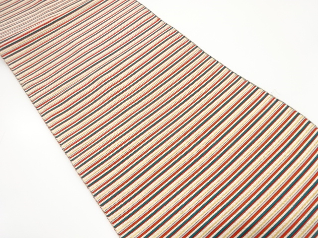 JAPANESE NAGOYA OBI / TSUZURE / WOVEN STRIPE